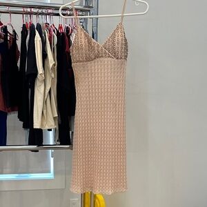 Rimini blush beige slip dress